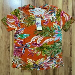 NWT Derhy Zoelia Women's Size S,M Orange  Short Sleeve